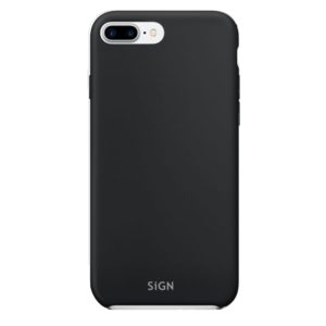 SiGN Liquid Silicone skal till iPhone 7 & 8 Plus - Svart
