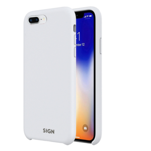 SiGN Liquid Silicone skal till iPhone 7 & 8 Plus - Vit