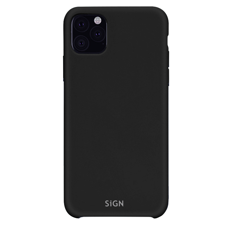 SiGN Liquid Silicone skal till iPhone 11 Pro - Svart