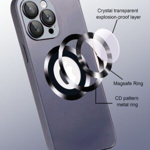 SiGN Magnetiskt Skal iPhone 15 med linsskydd och logo view - Svart
