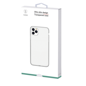SiGN Ultra Slim skal till iPhone 11 Pro Max - Transparent