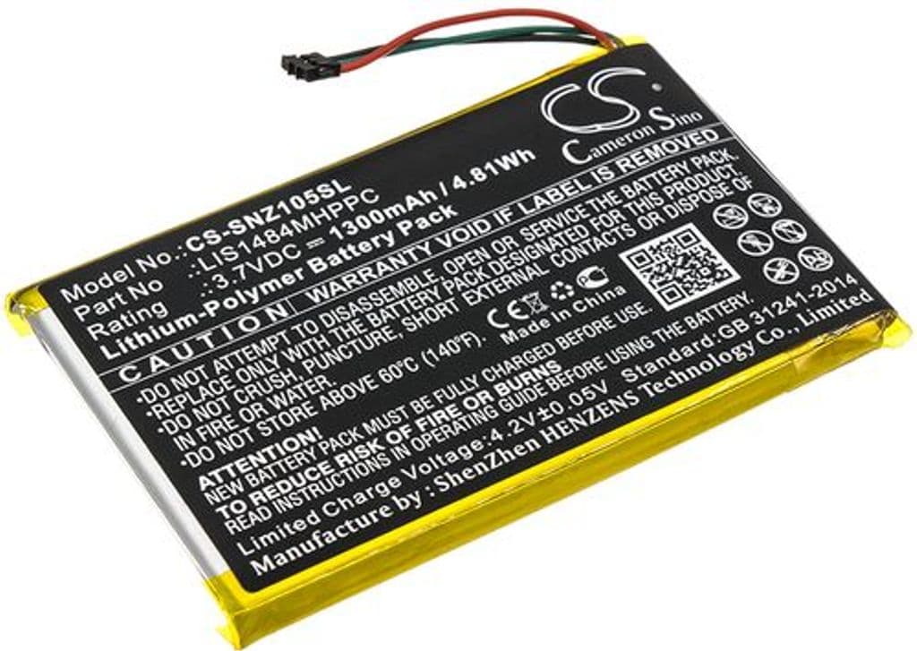 Batteri till Sony NWZ-Z1050 mfl