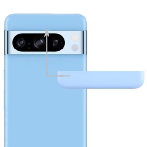 Google Pixel 8 Pro Baksida Övre Fram - Blå