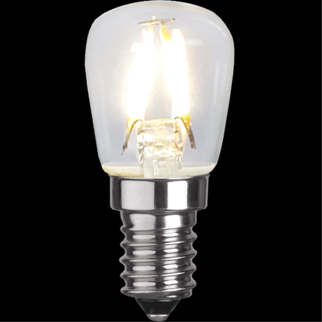 LED-lampa E14 ST26 2-pack klar 1.3W 2700K 110 lumen