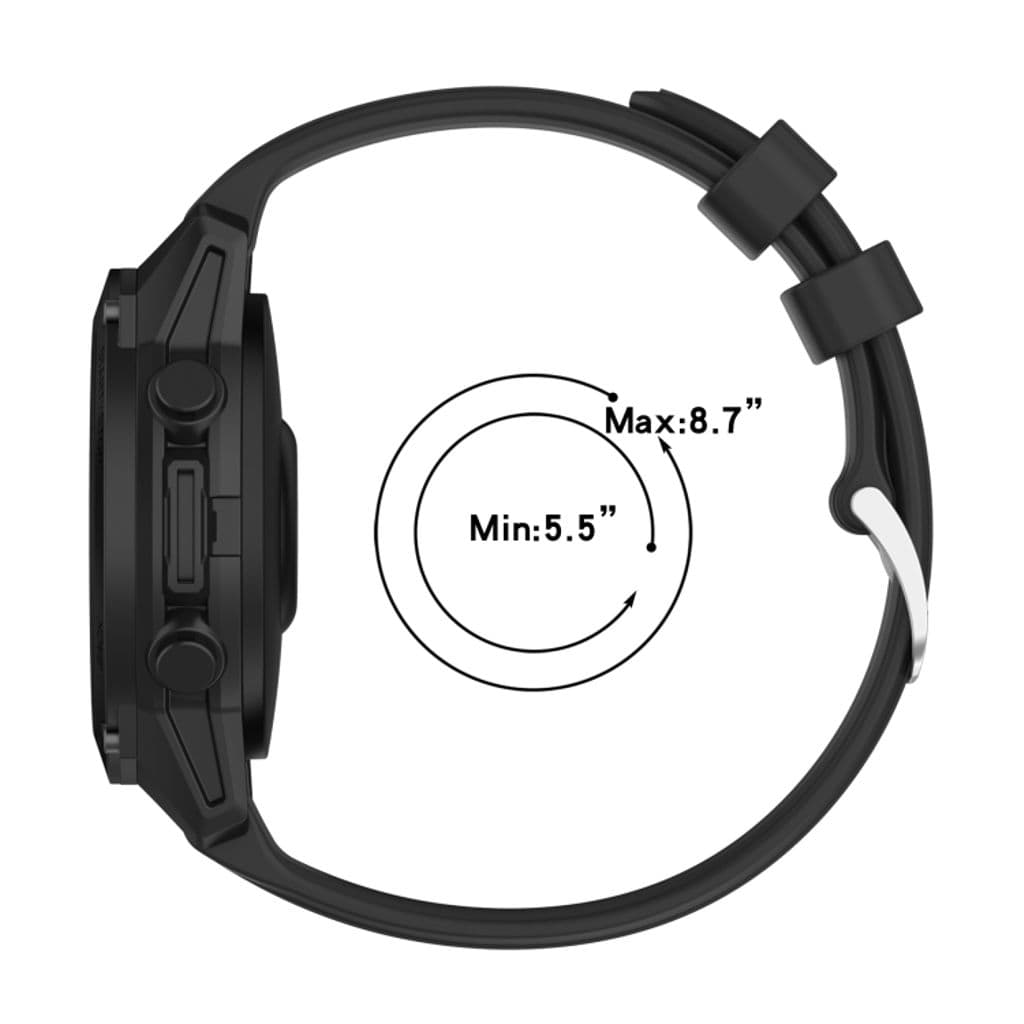 Garmin Forerunner 745 Klockarmband i Silikon - Svart - Bild 3