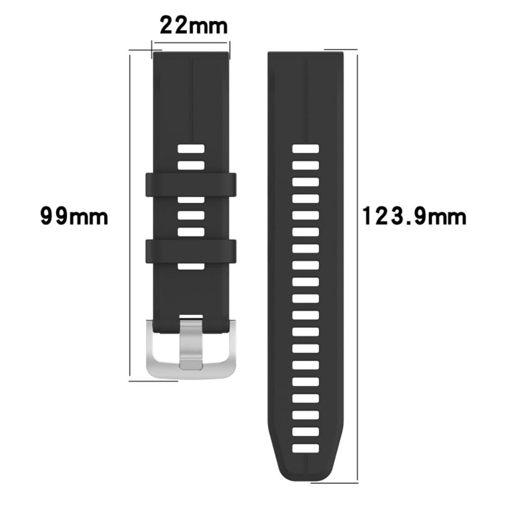 Garmin Forerunner 745 Klockarmband i Silikon - Svart - Bild 4