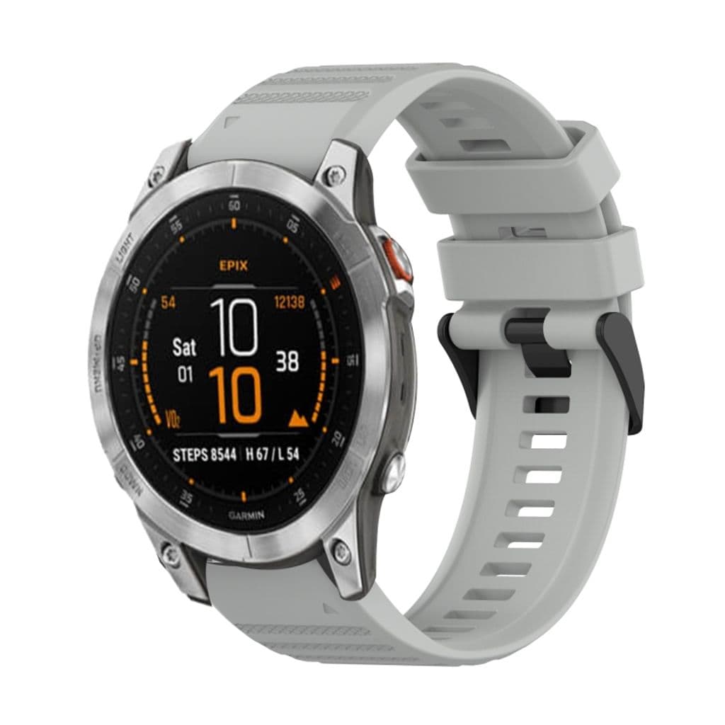 Garmin Epix Gen 2 Klockarmband i Silikon - Grå