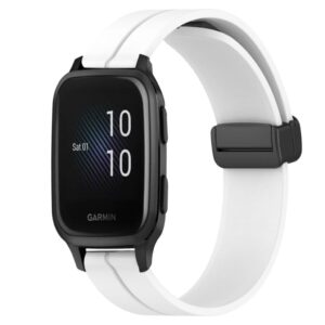 Garmin Venu Sq 2 Magnetlås Klockarmband i Silikon - Vit