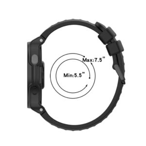 Garmin Forerunner 235 Tvåfärgat klockarmband i silikon - Svart/Vit