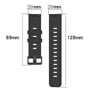 Garmin Venu Striped Klockarmband i Silikon - Svart