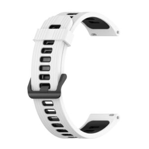 Garmin Venu 2 Tvåfärgat klockarmband i silikon - Vit/Svart