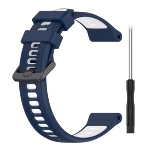 Garmin Approach S70 47mm Klockarmband i Silikon - Blå / Vit