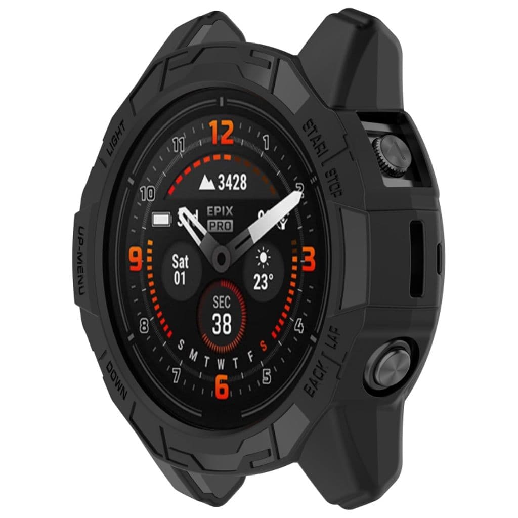Garmin Epix Pro 51mm/Fenix 7X/7X Pro Skal till Smartklocka i TPU - Svart