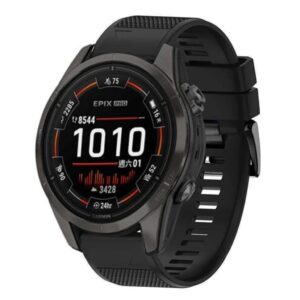Garmin Epix Pro 51mm Klockarmband i Silikon - Svart