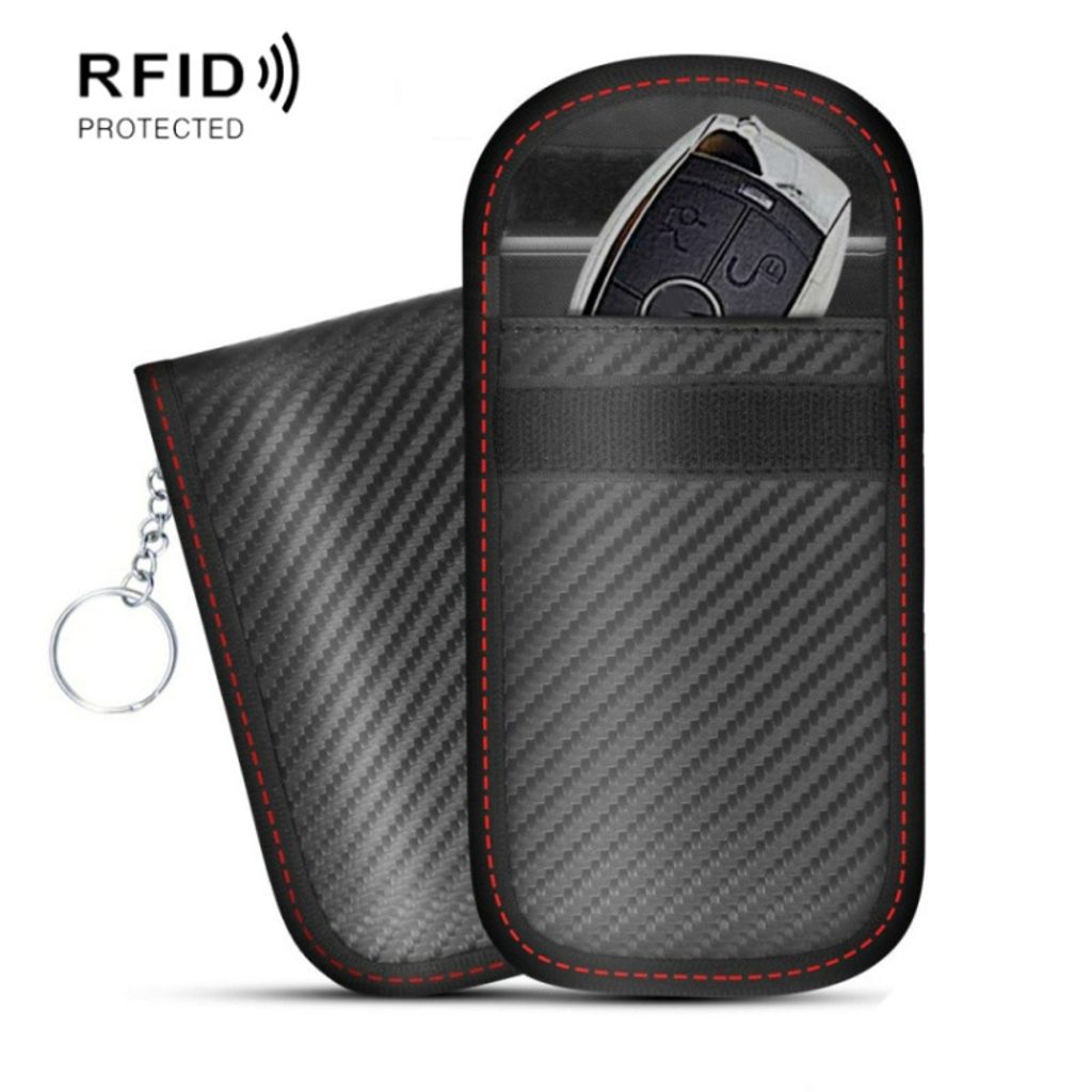 Sunsky RFID Skyddspåse för nycklar/mobil - Svart