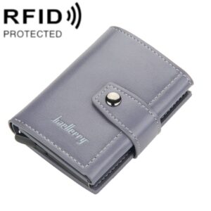 Baellerry RFID-plånbok med metallspänne - Grå