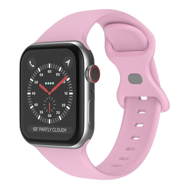 Apple Watch 38/40/41/42mm Silikon Klockarmband - Ljuslila
