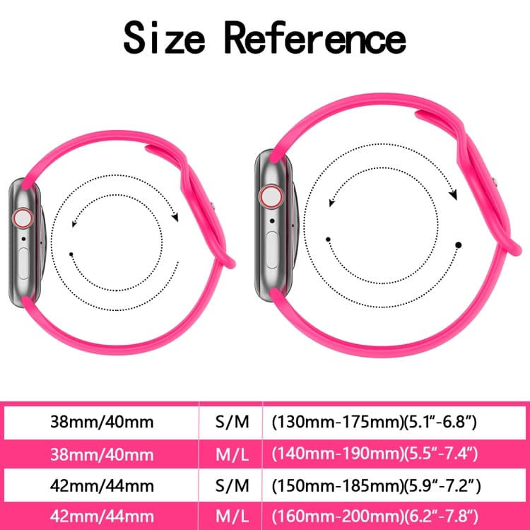Apple Watch 42/44/46/49mm Klockarmband Silikon - Grön