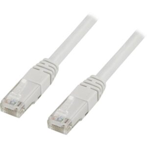 DELTACO UTP Cat6 Nätverkskabel - 3m, Vit