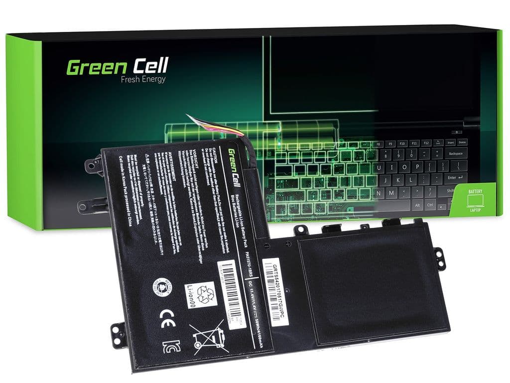 Green Cell Batteri PA5157U-1BRS – För Toshiba Satellite U940/U40t/U50t/M50