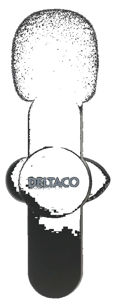 DELTACO Trådlös Vlog Mikrofon USB-C/Lightning Single Pack - Svart