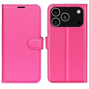 AMORUS iPhone 18 Pro Max/17 Pro Max Plånboksfodral - Rosa