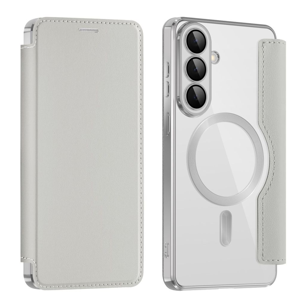 Samsung Galaxy S26 Plus Plånboksfodral MagSafe RFID - Titaniumgrå