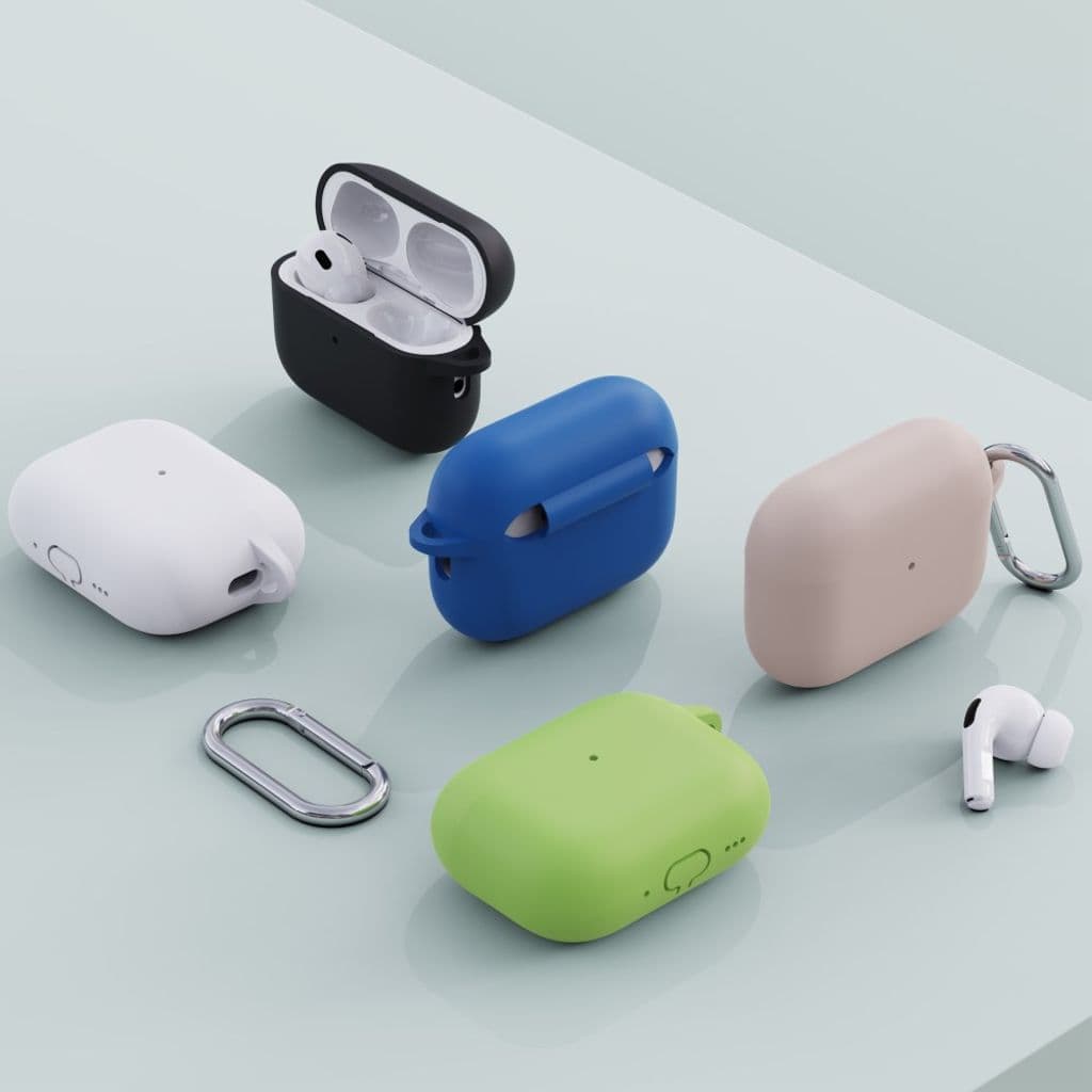 Apple AirPods Pro 3 Skal i silikon - Svart - Bild 4
