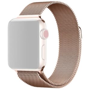 JLT Apple Watch 38/40/41/42mm Milanese Klockarmband - Roséguld