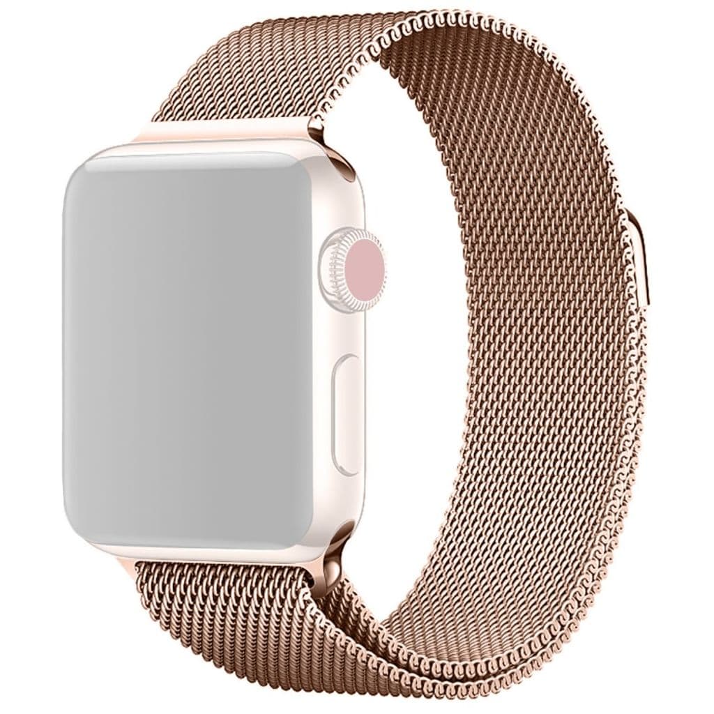 JLT Apple Watch 38/40/41/42mm Milanese Klockarmband - Roséguld