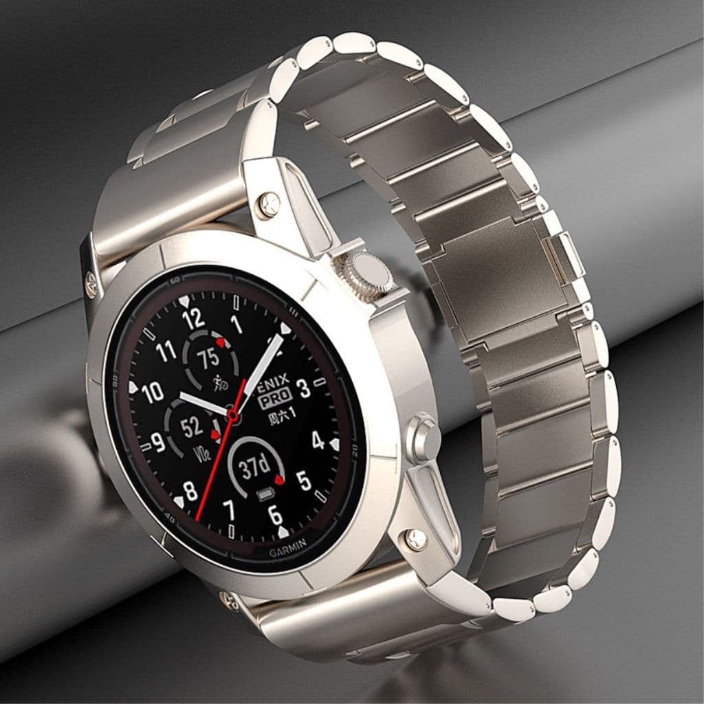 Garmin Fenix 7 etc. Klockarmband med magnetisk stängning - Titan - Bild 6
