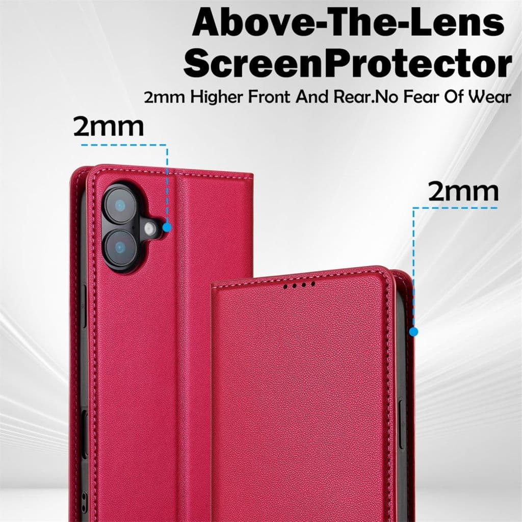 LC.IMEEKE iPhone 17 Plånboksfodral – Rosa - Bild 11