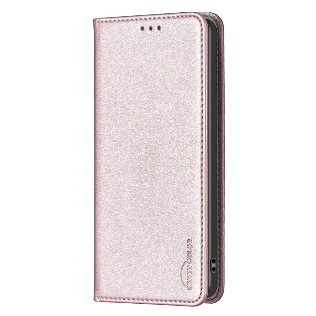 iPhone 13 Pro Max Plånboksfodral Korthållare Stativ – Roséguld - Bild 10