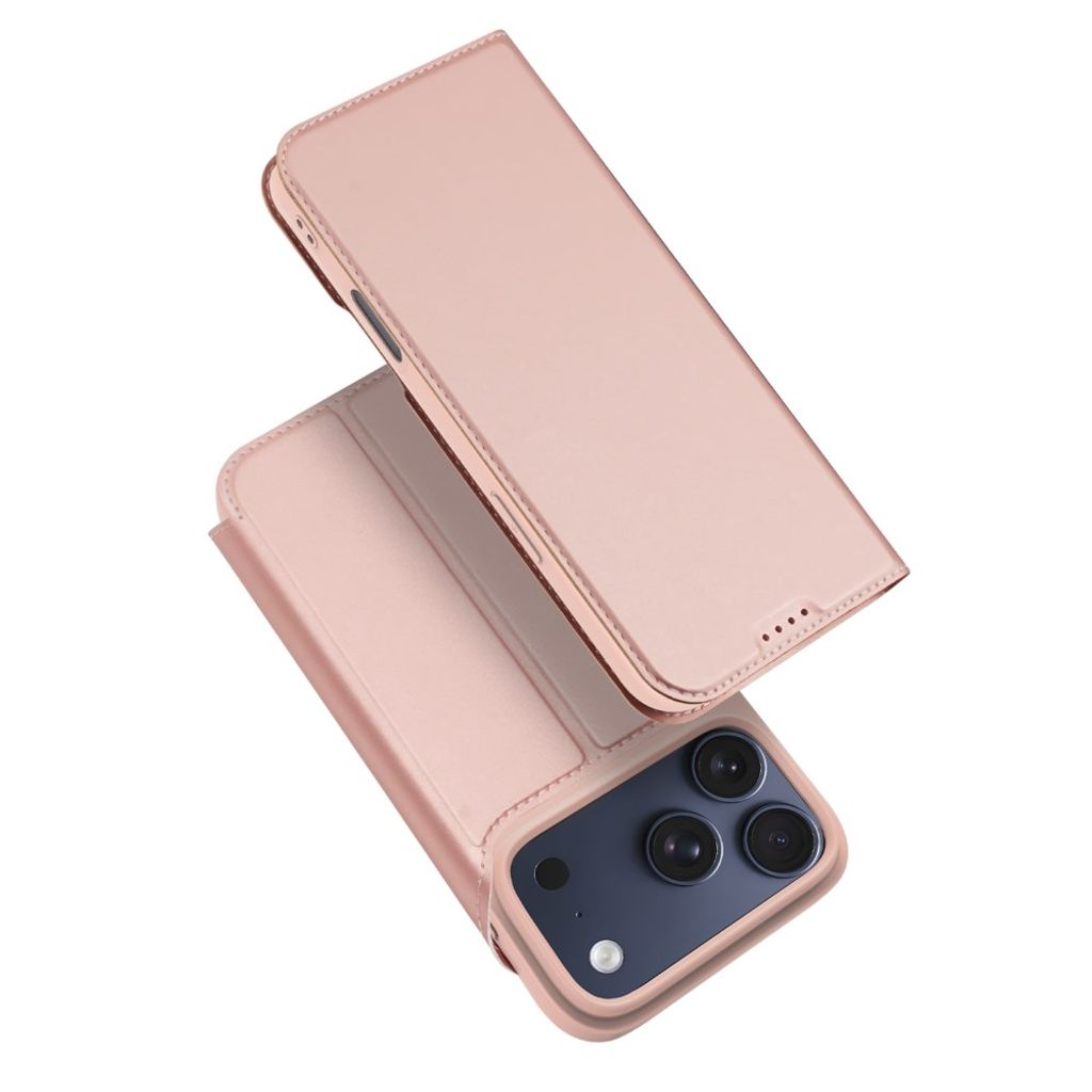 DUX DUCIS iPhone 18 Pro Max/17 Pro Max Plånboksfodral i PU-läder - Rosa