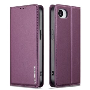 LC.IMEEKE iPhone 16e Plånboksfodral Stativ – Lila