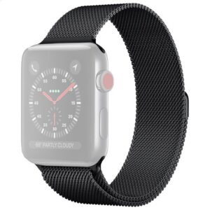 JLT Apple Watch 38/40/41/42mm Milanese Armband - Svart
