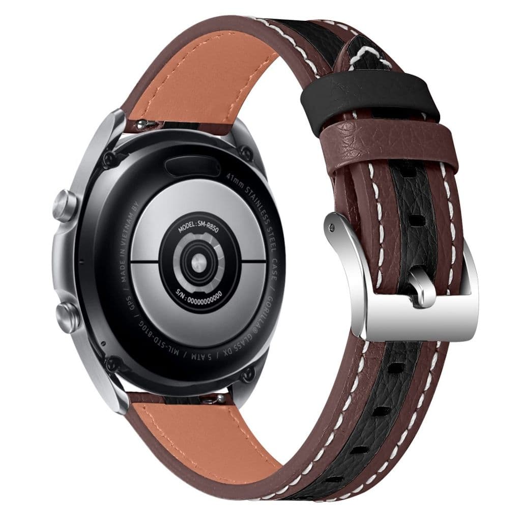 Garmin Venu Klockrem i läder, 20 mm - Brun