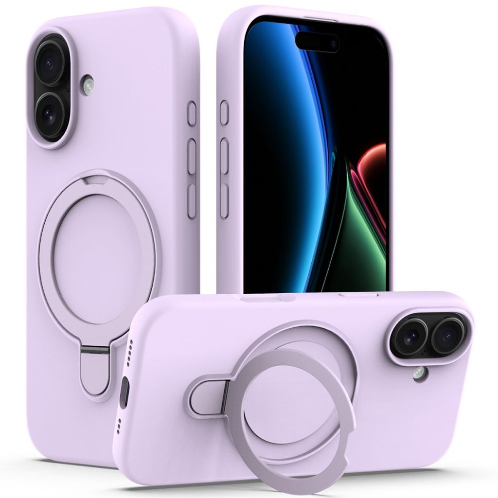 iPhone 17 Skal MagSafe med kickstand - Lila