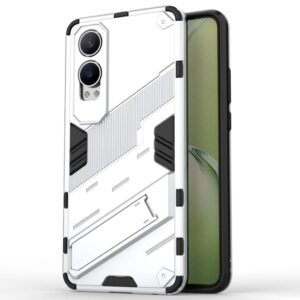 OnePlus Nord CE4 Lite 5G / Oppo K12x 5G skal med stativ - Vit