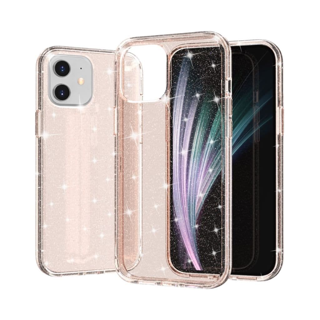 iPhone 12 Mini Skal Glitter - Guld