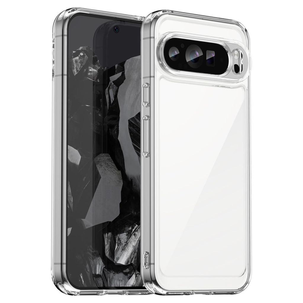 Google Pixel 9 Pro XL skal med akrylram - Transparent