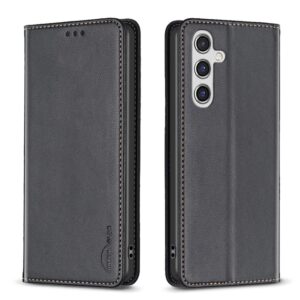 BINFEN COLOR Samsung Galaxy S25 FE Fodral med Stativ - Svart