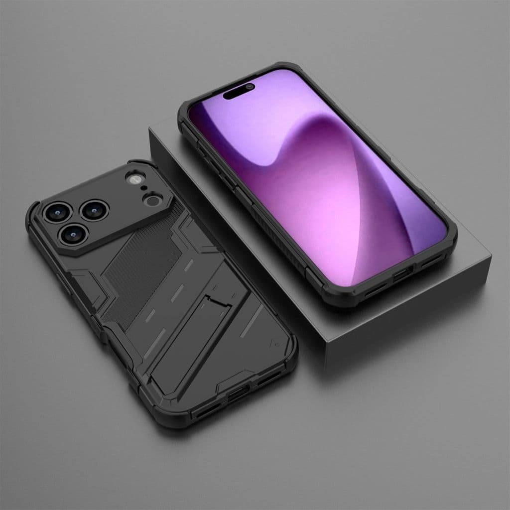 iPhone 17 Pro Skal med Stativ - Svart - Bild 5