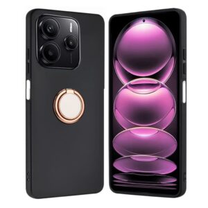 Xiaomi Redmi Note 14 4G Skal med Ringhållare - Roséguld