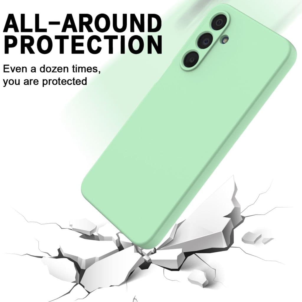 Samsung Galaxy A16 Silikonskal med handrem- Grön - Bild 5
