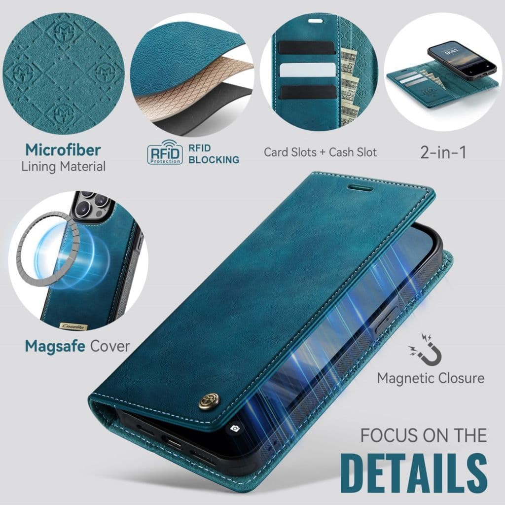 CASEME iPhone 15 Pro Max Fodral med MagSafe - Grön - Bild 9