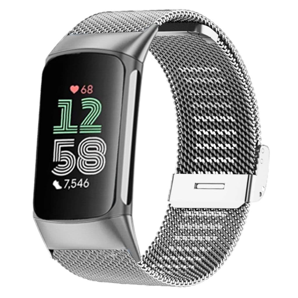 Fitbit Charge 6/5 Klockarmband i metall - Silver - Bild 3