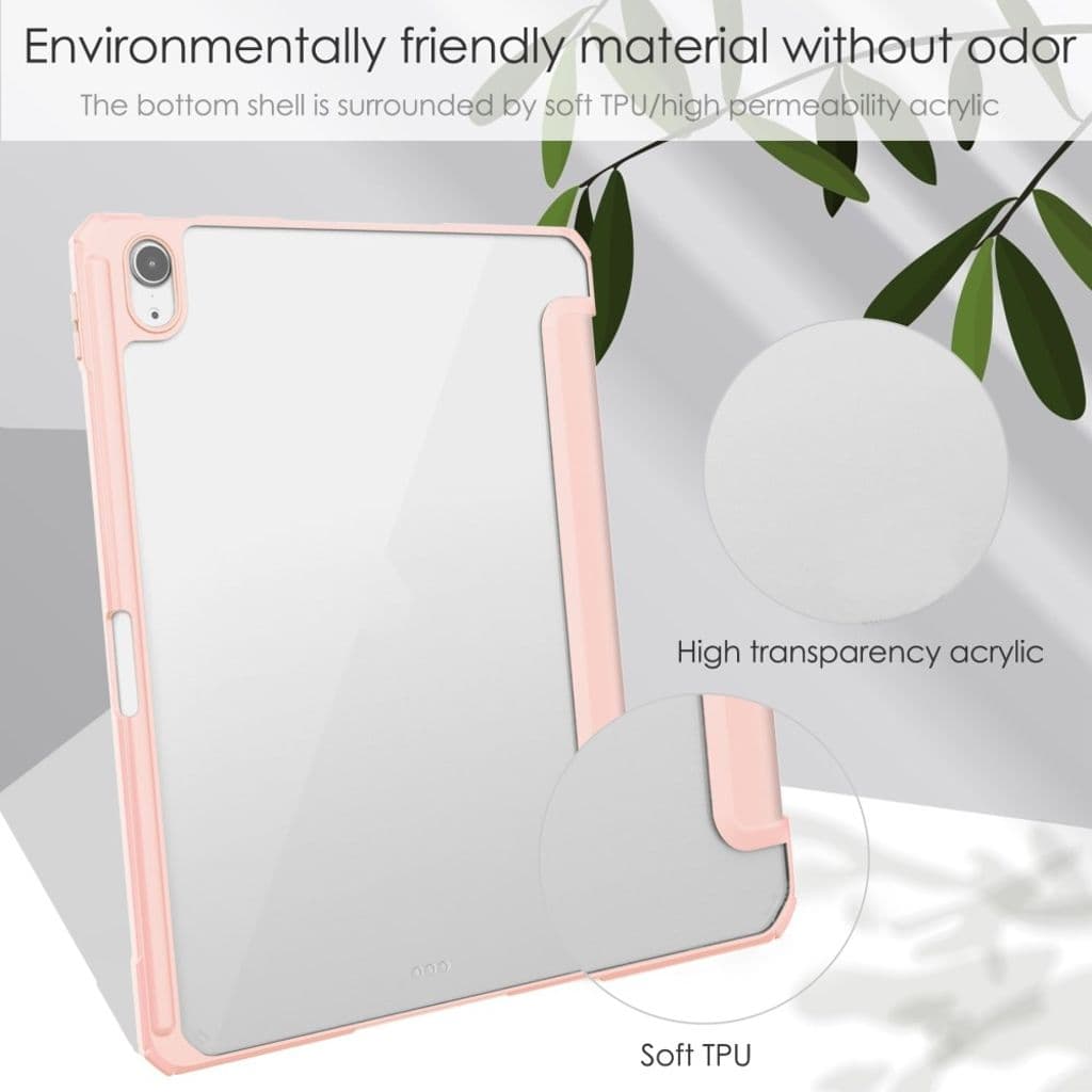 iPad Air 11" 2024/2025 Tri-fold fodral med pennfack - Rosa - Bild 8