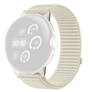 Google Pixel Watch 4 41 mm etc. Klockarmband i Nylon - Beige
