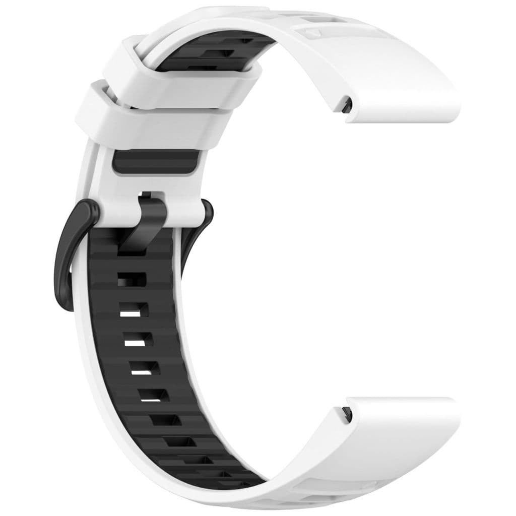 Garmin 22mm Klockarmband Fenix 8 Pro/Quatix 7 Pro etc – Vit/Svart - Bild 2